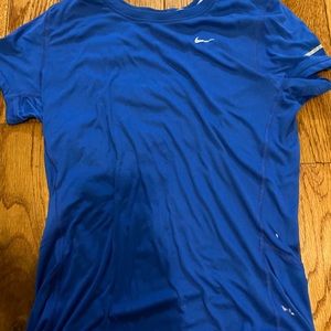 Blue Nike running tee